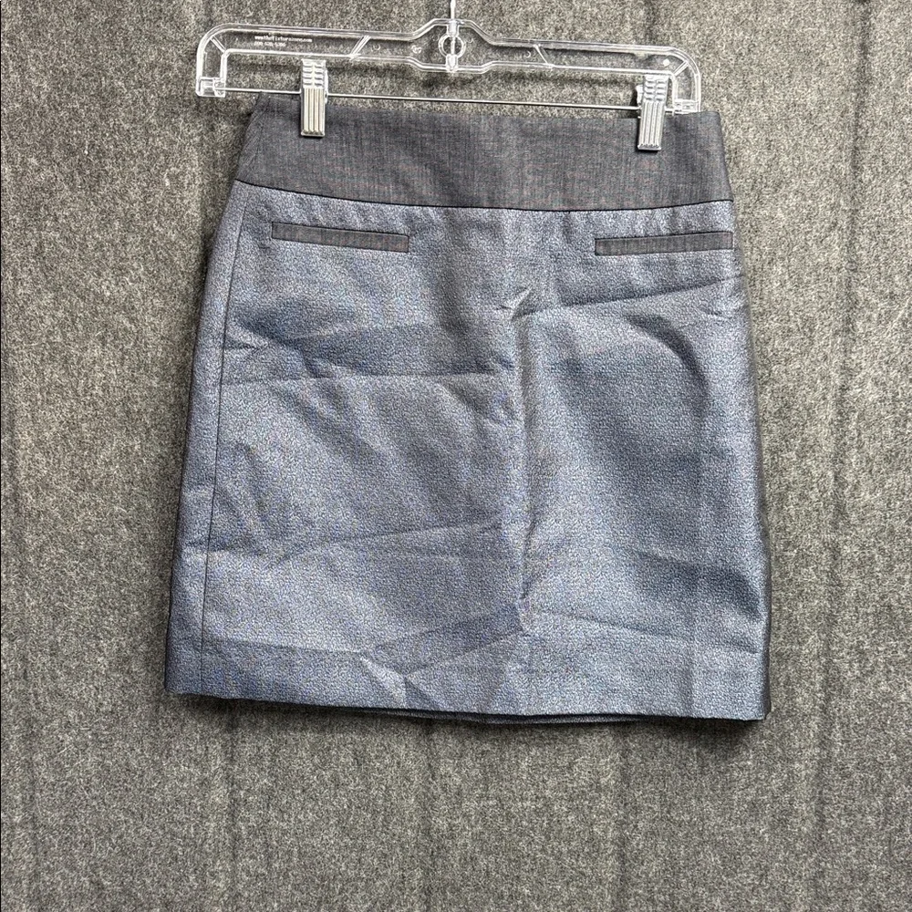 LOFT Charcoal Pencil Skirt
